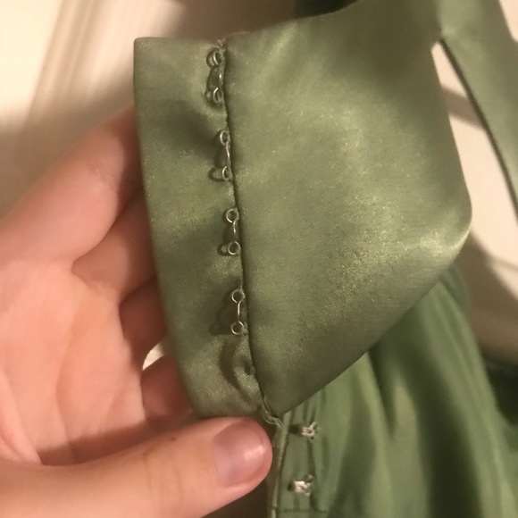 Olive green formal dress - Picture 5 of 6